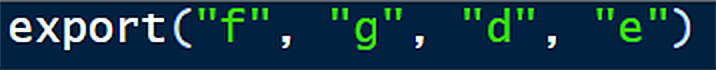 `NAMESPACE` file of the toy *mypkg* package.