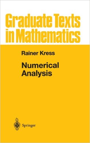 Numerical Analysis, Kress 